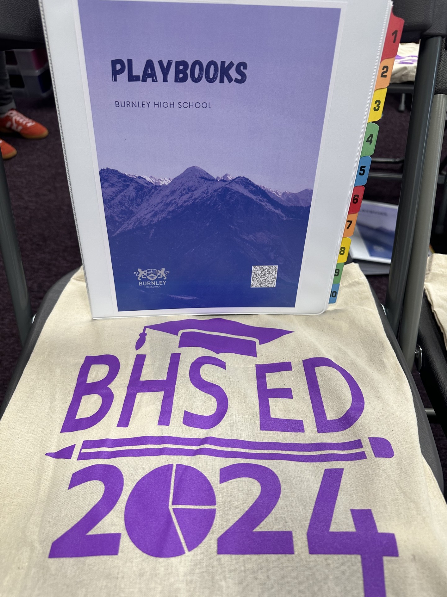Staff presenting during a BHSED session